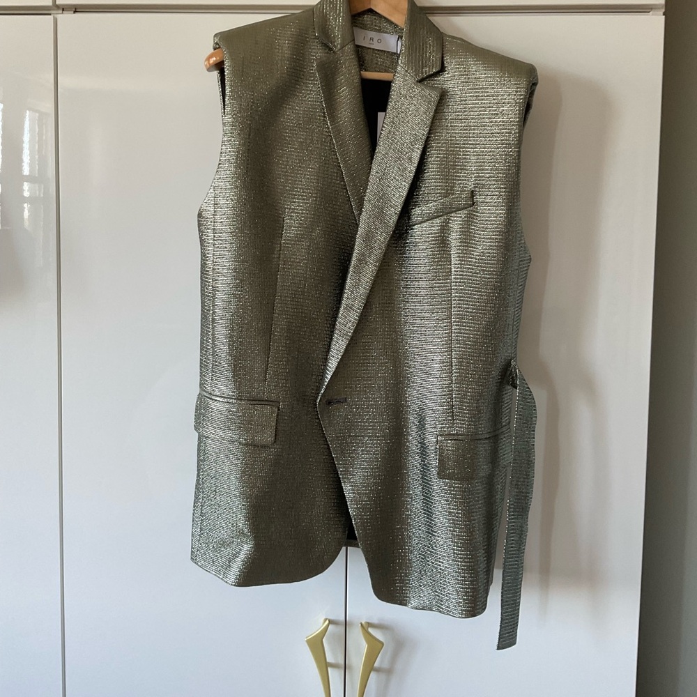 IRO vest sparkling green